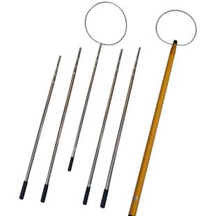 玻璃钢碳素纤维伸缩杆抗洪抢险救生拉杆多用途船用海事打捞杆