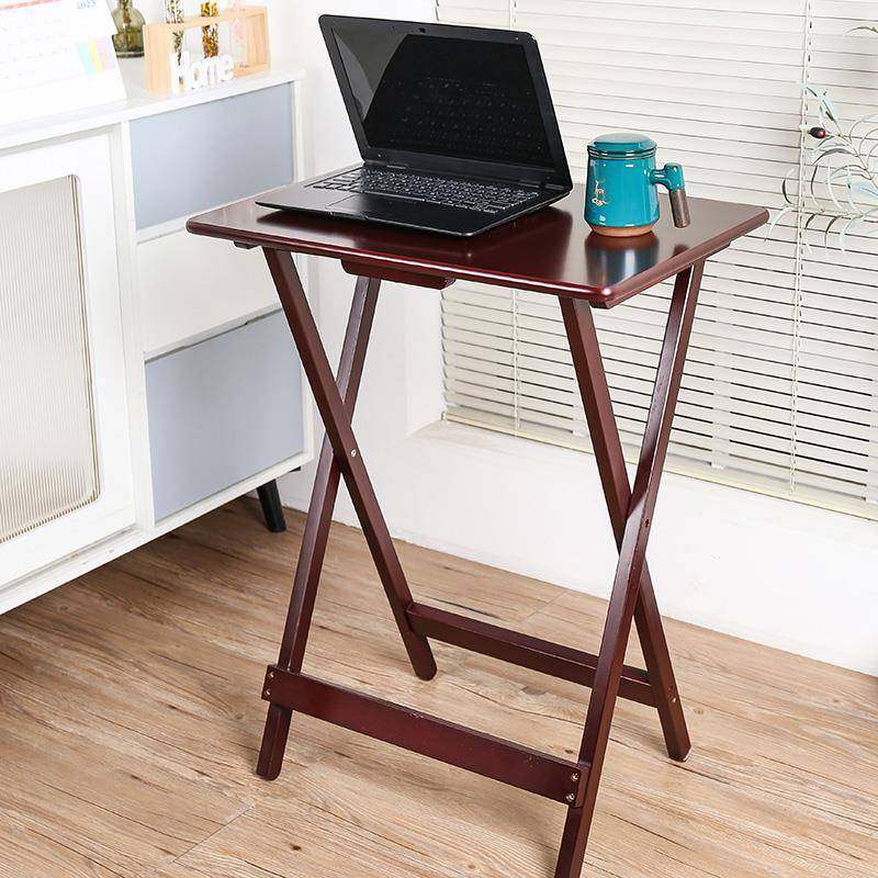 天台悦先实字木简桌折叠小户型便携餐桌家用长方形学易ltao5583习