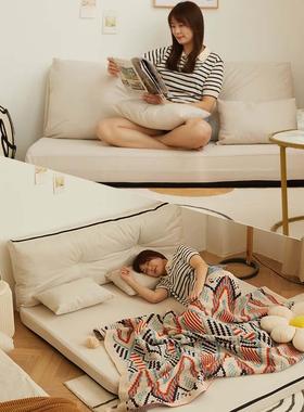 3Y懒人沙发床两用可睡躺折人22526叠小室户型卧双多功能飘单窗日式榻榻