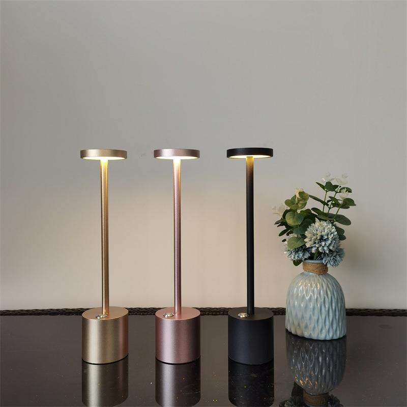 亚马逊爆款台灯约KDL21043L创简意装饰餐厅酒吧ED可灯充电复古台