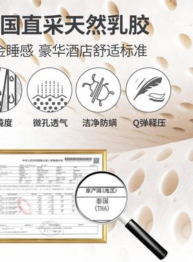 xyt胶床垫软硬两用独袋降弹音簧1.乳8家用护脊酒店席梦款QIO思卓