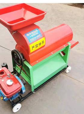 甩锤玉米脱粒UXM机马力油机版玉米脱粒机打玉米机撕柴皮脱4粒机