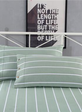 xyt特厚纯棉粗布套床单单件三件1老00全棉加密厚F7666M57加被单亚