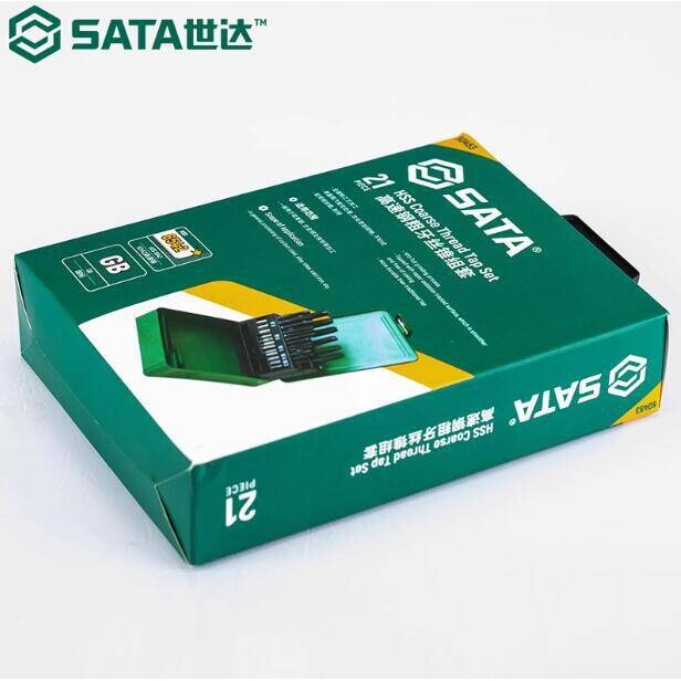 世达工具21件套高速钢粗牙丝锥套装组套50453