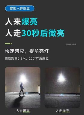 阳人体感E应太灯09LD户外庭院灯灯家用照明灯能投光灯