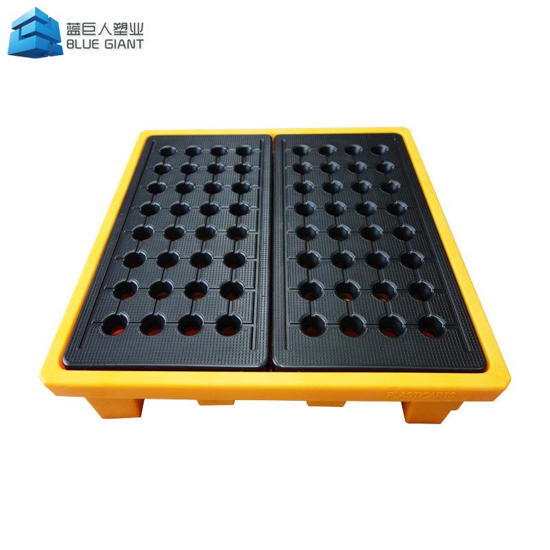防渗漏托盘桌面款防渗漏平台防漏油桶聚乙烯化学品塑料托盘平台