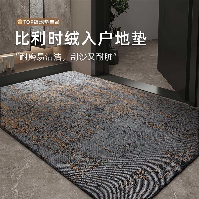 2025新d款入户门垫大门进门耐脏防滑地垫轻奢高级玄关免洗可擦地