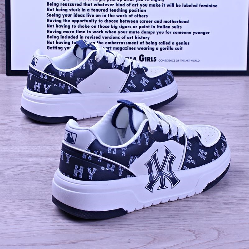 男鞋2025春季新款厚底增高板鞋透气防臭潮流休闲运动小白鞋德训鞋