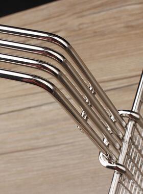 【26G电炸镀】加长红色长柄炸篮炸筛【26G电商用电炉炸鸡条大框薯