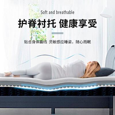 席梦思床1软硬两20232cm厚垫1.8米.5m家用双人经济型椰棕弹用簧床