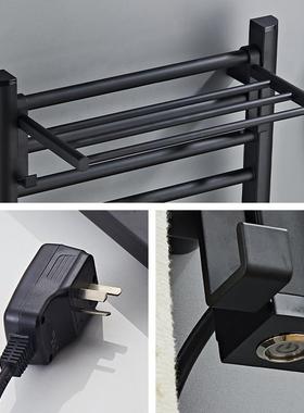 家用碳纤维智电热毛巾架生间智能温控消毒能加热巾PPY烘毛干卫架