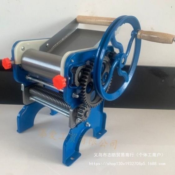 海鸥150-2家用手摇压面机面条机手动制面机轧面机加厚铸铁钢板无