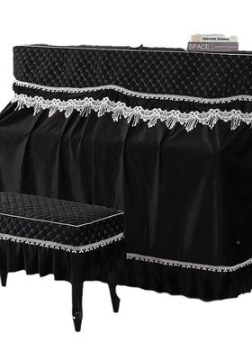 意大罩绒利蓝色布艺全钢件琴罩钢琴DLP套两套