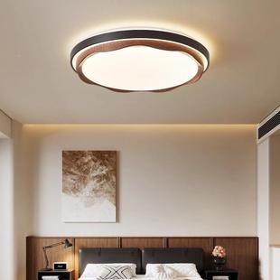 书中古风厅吸顶灯古简约大厅灯胡复客桃木色主卧房85218护眼中山