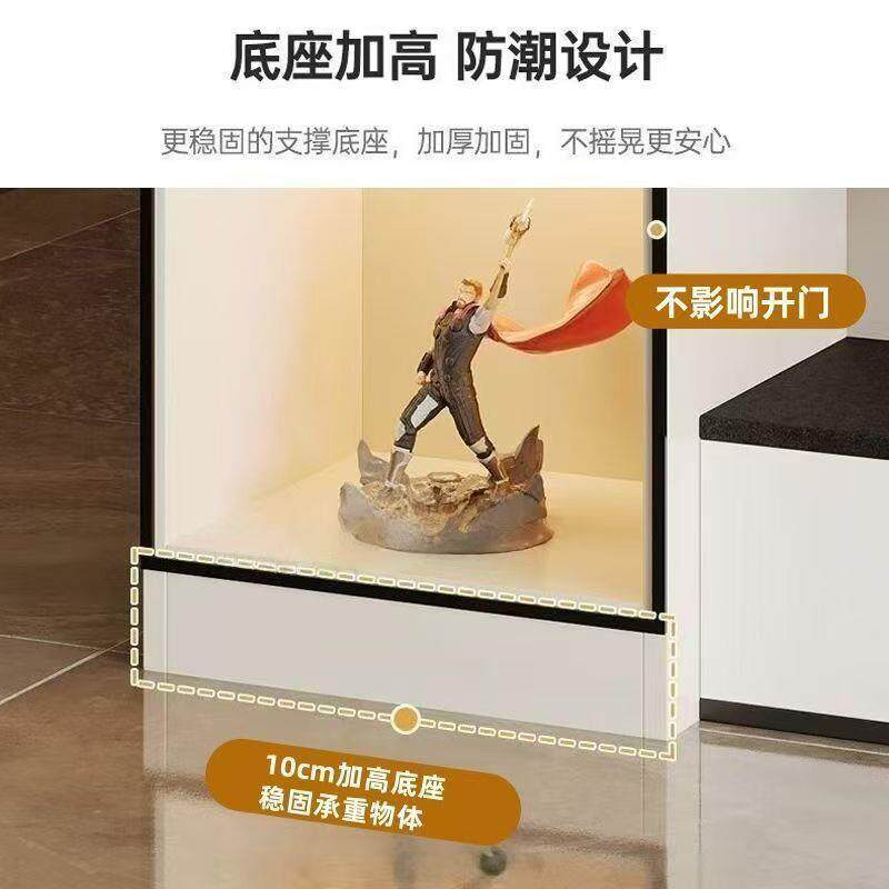 加高酒柜实柜木客厅展示隔断多侧能书柜一体电视BIR柜边柜【功厂