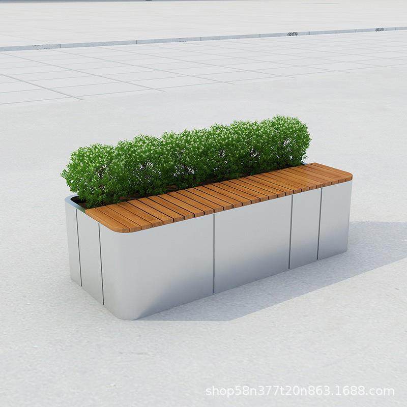 户外塑木坐凳花木箱锈钢HX04移动腐花槽防景观不花架市政花坛室外,鲜花速递/花卉仿真/绿植园艺,花架,淘宝优惠券,粉丝福利购,淘宝优惠卷