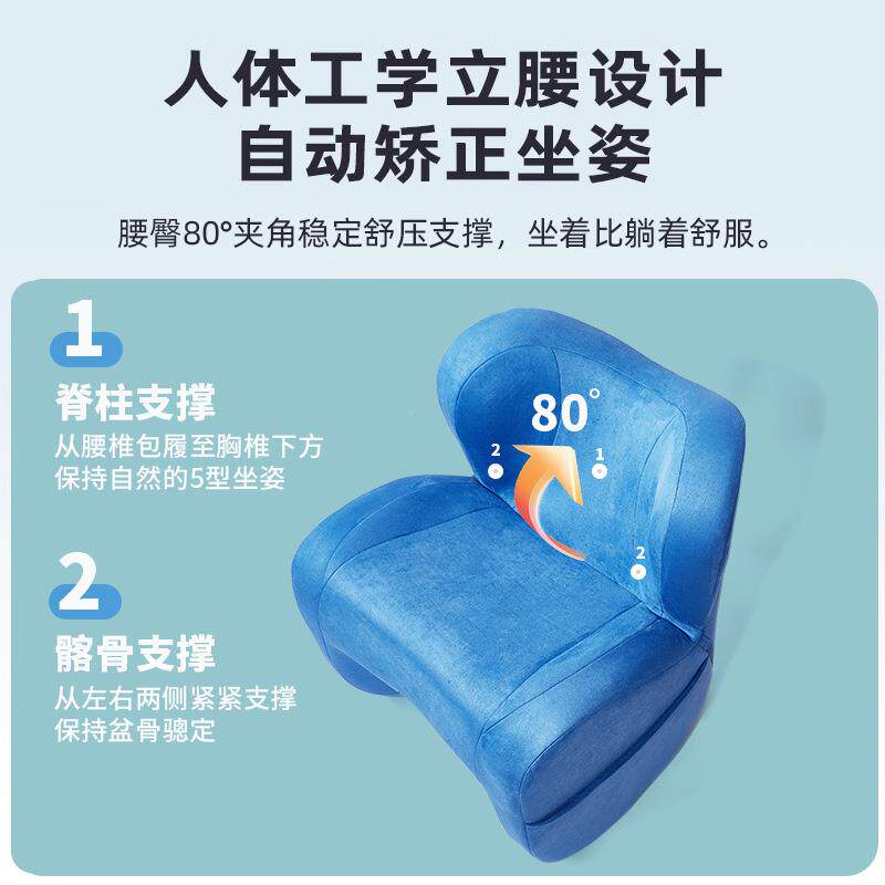 护腰沙发人沙体工学护脊小发久坐不累户家用小型侧边储物懒乐班沙图片