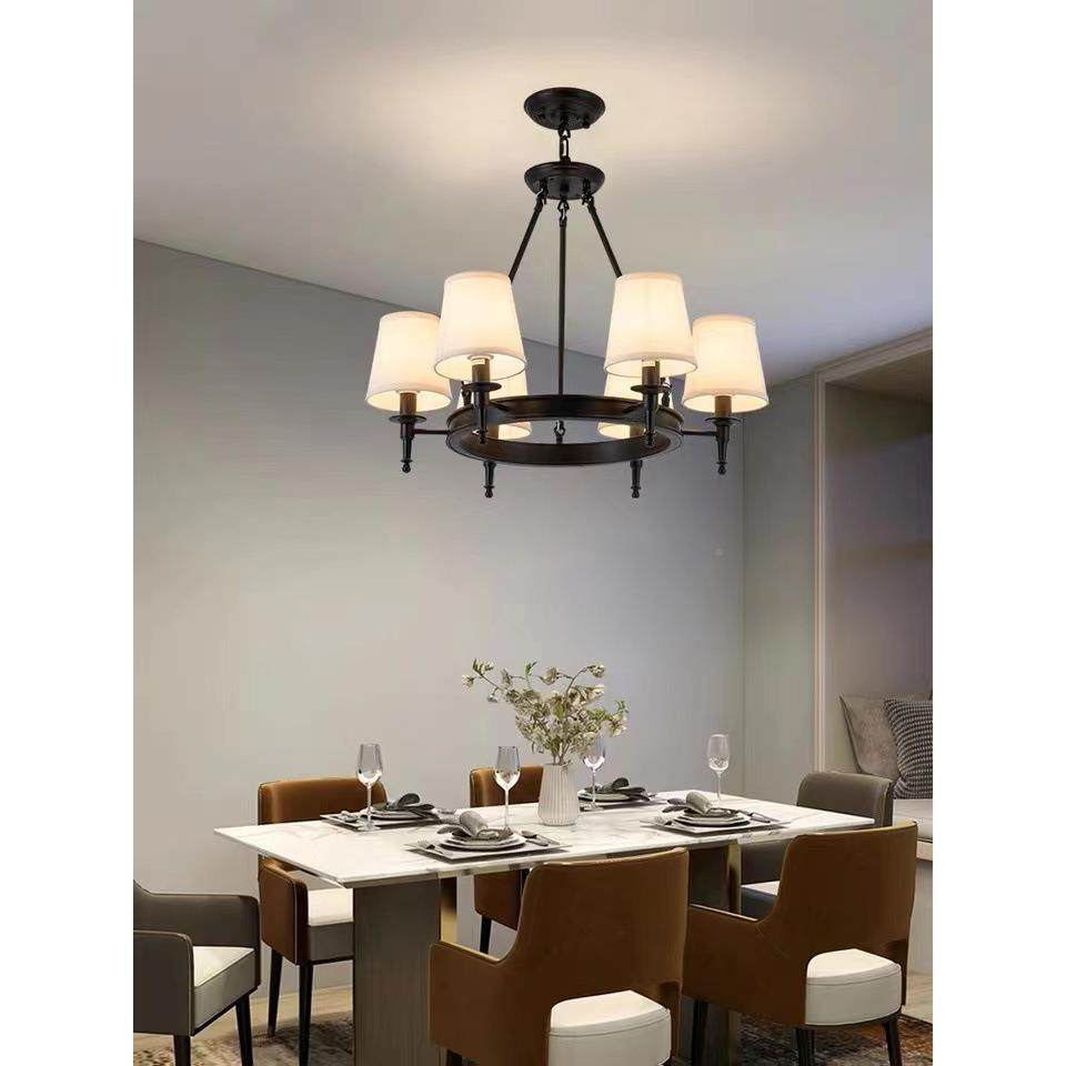 美式吊灯复古园铁吊灯创意大气卧l艺ed客QH-1699厅室餐厅书房布田,家装灯饰光源,智能吊灯,淘宝优惠券,粉丝福利购,淘宝优惠卷