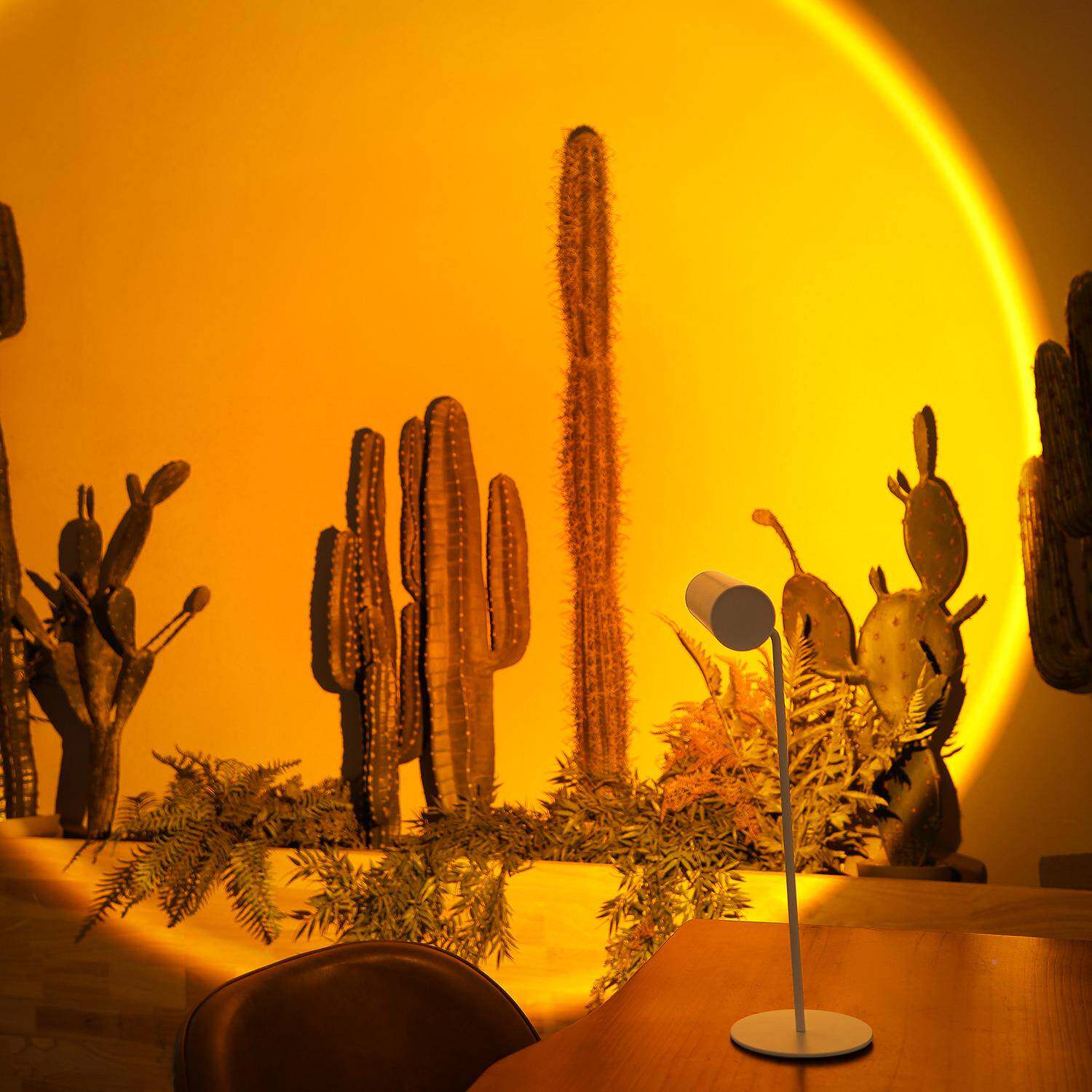 跨境轻护眼学生阅读LED多能功夕台灯网红拍照直播氛围阳CL06奢手