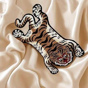 代约老虎植简绒地毯客0003厅沙发茶几地书房卧现室床垫边耐脏防滑