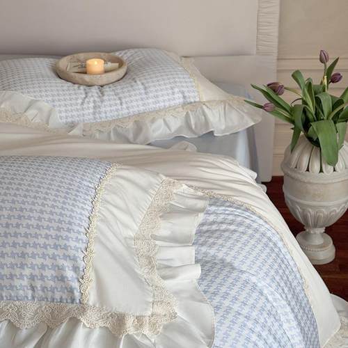 公风DSQL61-M100s长绒被棉四件套棉花边套全主棉床单床上用品1.8m