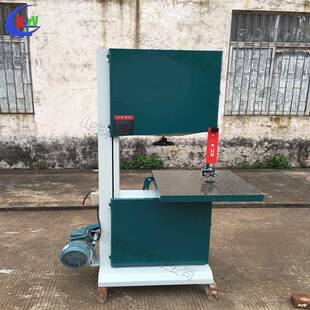 家具制造木料切割锯 半自动开料锯木工机械 台式木板带锯机械