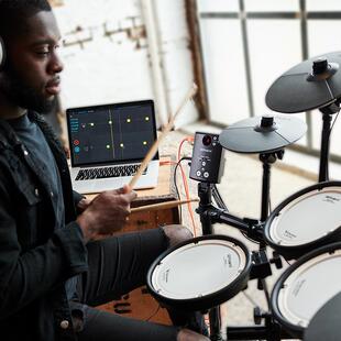 D罗兰TD-1MKXTD-E入门级YQX电子鼓紧凑小巧架子鼓原声1套鼓