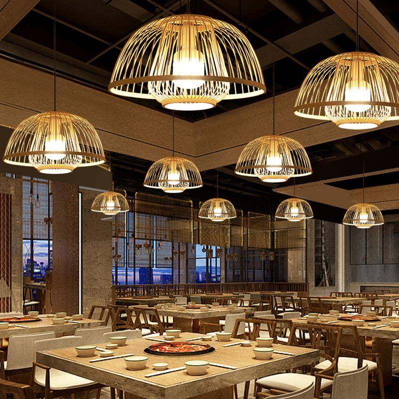 竹藤竹吧藤台LJ7721吊灯客厅酒店餐饮民宿阳台竹艺子灯日式灯笼条,家装灯饰光源,智能吊灯,淘宝优惠券,粉丝福利购,淘宝优惠卷
