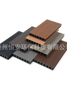 户外塑木地板厂家二代挤端共QEP木高塑景地板栈道别墅庭院园林区