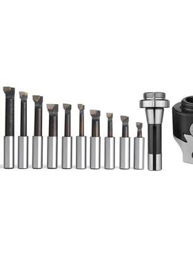 KU[S(OPP袋包装)钻床镗:头套装3寸镗头+R8柄3寸镗头+个+123/4寸镗