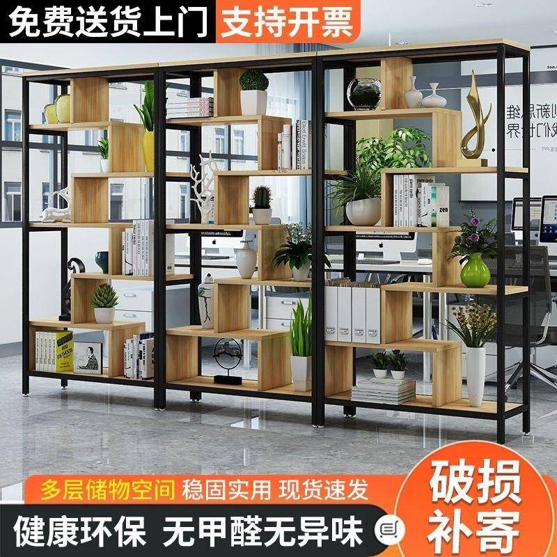 花隔书断置物关架办公室屏风架落见详情地餐厅装饰架架客厅隔断玄