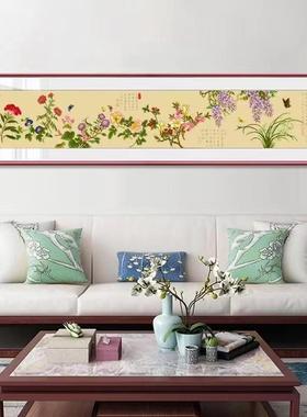 十字绣25大02新款客厅UMB幅挂画鲜花百图花花卉刺绣自己绣非成品