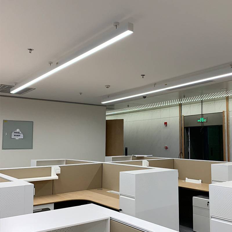 led办公长条灯照明专用灯办公灯店铺商用吊顶灯教室条形吊线灯