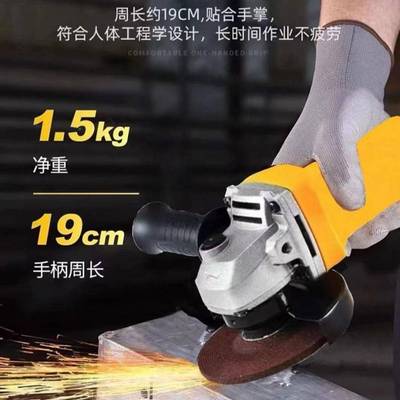 电角磨机率家用无刷切割机打机砂轮机大功多功能磨工锂业电NY动工