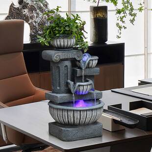 流水喷泉生财摆件落地客厅办公室内桌面招财风水球循环水装饰鱼缸