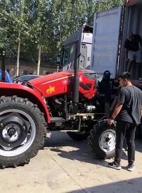 9马力拉机加重圆盘犁子0小拖麦施肥播种收获NBM设备