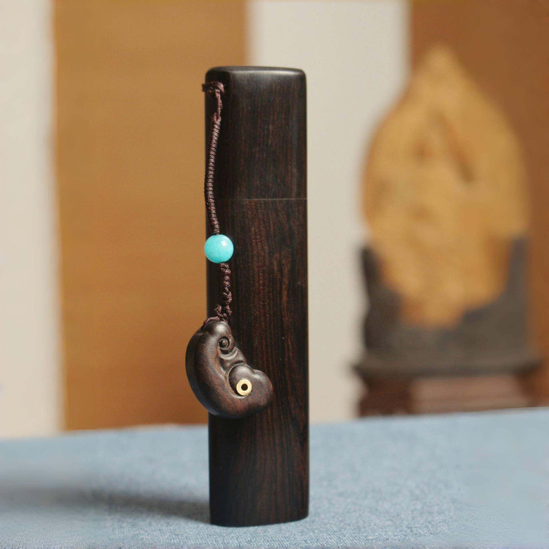 《光阴香伴生》椭圆短款随身便一香携香XAA器香小管沉香檀香木线