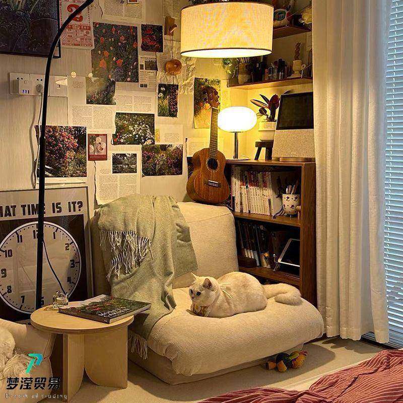 懒人YPP沙发榻榻米单人椅可室拆洗客厅卧躺可可睡网红折发叠小沙