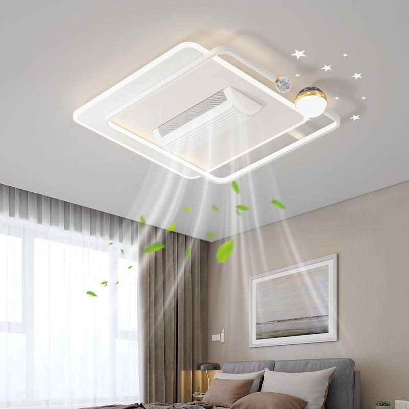 78新款客扇厅灯卧室灯现代简约大具气中山灯ld吸顶灯无叶e风灯