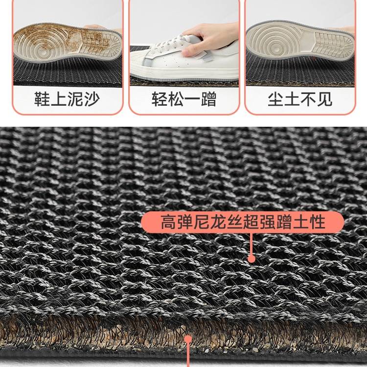 地垫豪宅门口入户门除尘脚垫户外耐磨防滑进门垫玄关耐脏地毯