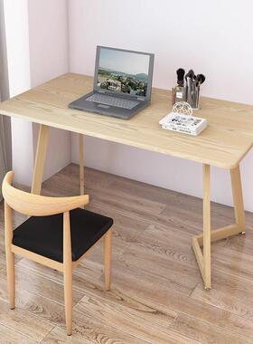 子餐椅家用原木风厅书桌凳现代简ZZH-2513约餐桌靠背椅子实木铁艺