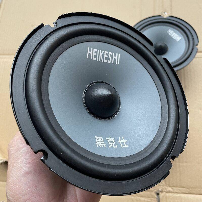 黑仕6低.5寸重中音炮汽车喇叭载音6.5寸响改车装克大功率HIFI音质