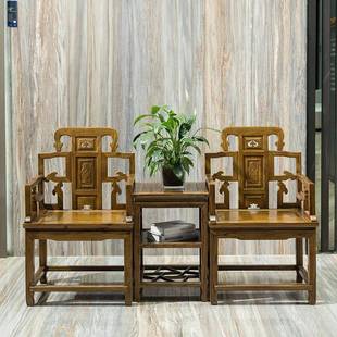 农村堂屋中堂六中件套式765供桌圈三件椅套八仙桌全木条案供台实