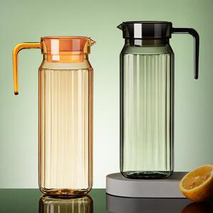 c扎壶条纹凉水壶大容茶量大号p塑料夏天饮果汁料冷水壶mw202205泡