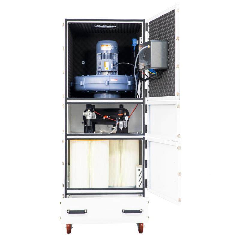 工厂碎屑颗脉粒粉除尘尘采用TFZMC齐JC系列冲集尘机工业除尘器规