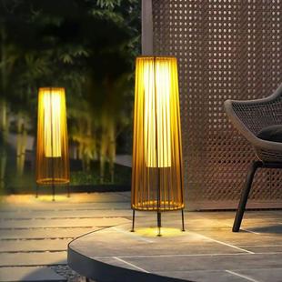 庭院灯氛阳台落TZX地灯草坪灯园灯家用围太阳能户外花灯台灯日式