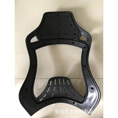 OOB厂家直销料PP网背+手网椅赛车椅塑办公扶电脑椅子配椅件