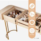 全实木收岩板妆轻奢梳现台卧室代简约943纳新款 小户型化妆桌