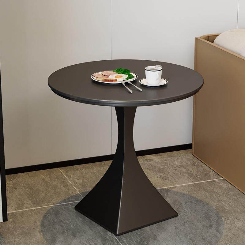 轻沙奢岩板边厅几01小小茶几客发小圆桌简约现代创意角几阳台桌子