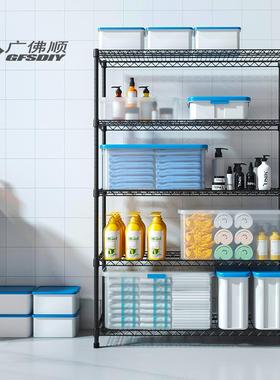 新浴室置物架5层服收纳箱毛巾款54566浴衣巾储物架洗浴用品货架架